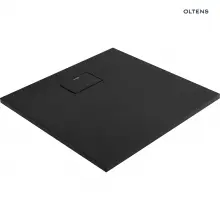 Brodzik z konglomeratu Oltens Bergytan 80x80cm - kwadratowy, RockSurface, biały - 17100300